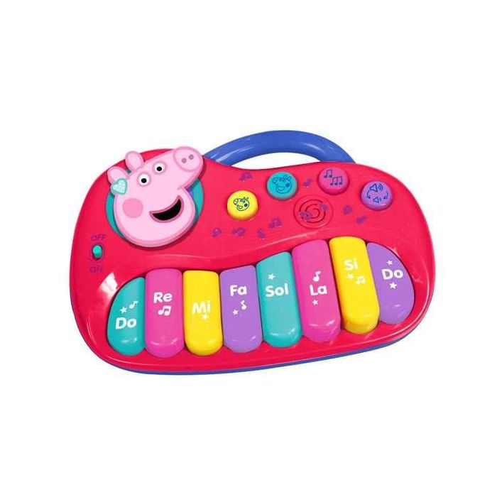 Órgano Electrónico Reig 2318 Peppa Pig para Niños con 8 Teclas y Melodías, Juguete Musical Infantil Órgano Electrónico Reig 2318 Peppa Pig para Niños con 8 Teclas y Melodías, Juguete Musical Infantil