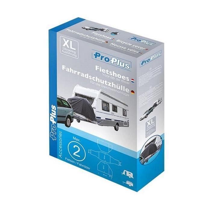 HTC Equipement HTC3513766590007 Pack salida camping - Funda 2 bicicletas, Correa antitormentas, Adaptador 3