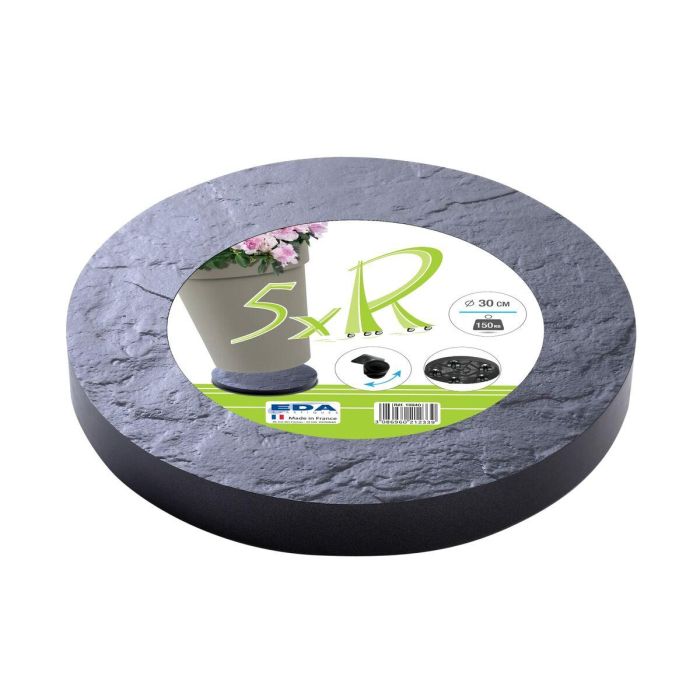 EDA Plastics AUC3086960212339 Soporte de Rollete Redondo Ø 30 cm Gris Pizarra 0 EDA Plastics AUC3086960212339 Soporte de Rollete Redondo Ø 30 cm Gris Pizarra 0