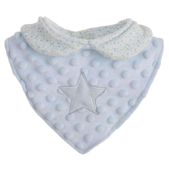Creaciones Llopis Babero Sweet Estrellitas Azul 20 cm Creaciones Llopis Babero Sweet Estrellitas Azul 20 cm