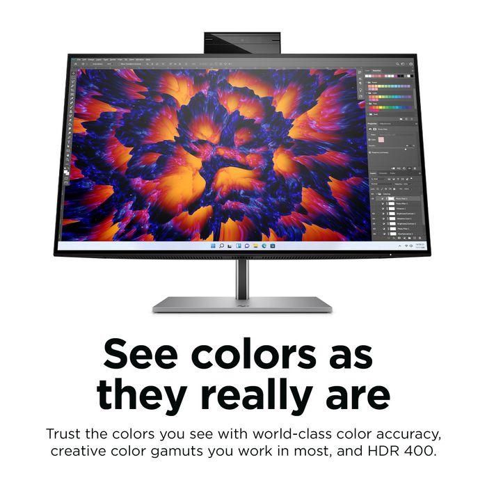 HP Monitor Z24m G3 23.8'' QHD (2560x1440) IPS 5ms USB-C Webcam Altavoces para Conferencias Plata 23