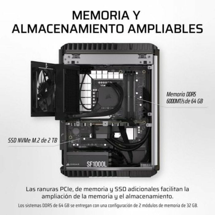 PC de Sobremesa Corsair I7-14700K 32 GB RAM 1 TB SSD Nvidia Geforce RTX 4070 4