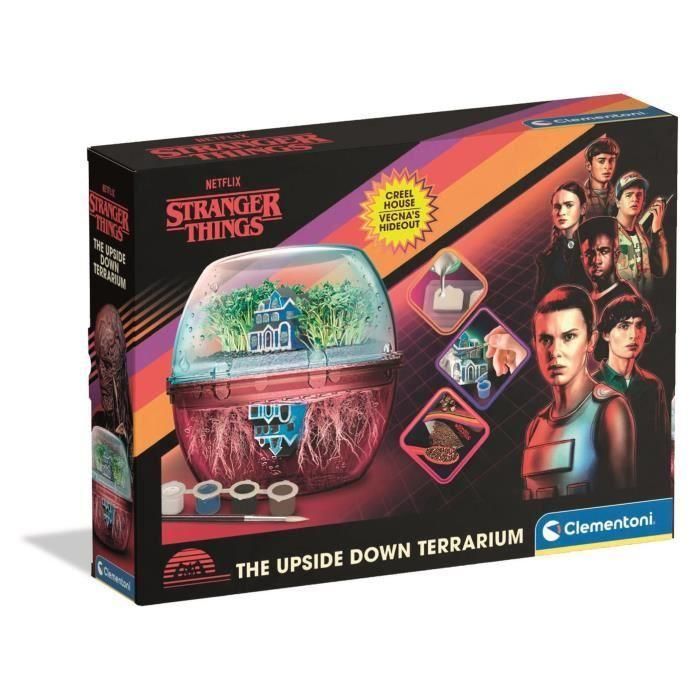 Clementoni 18802 Terrarium Stranger Things: Kit El Otro Lado con Botánica Hidroponía para Crear la Casa de Vecna +7 años 0 Clementoni 18802 Terrarium Stranger Things: Kit El Otro Lado con Botánica Hidroponía para Crear la Casa de Vecna +7 años 0