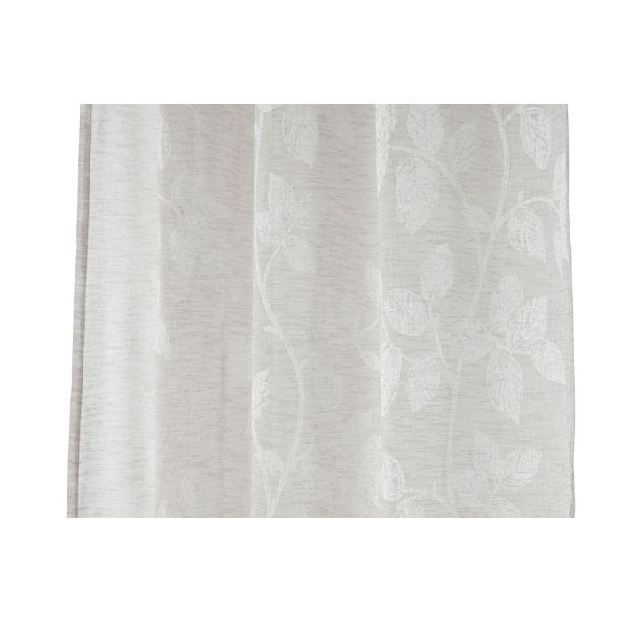 Cortina Romantico DKD Home Decor Beige 260 x 140 cm (2 Unidades) 5