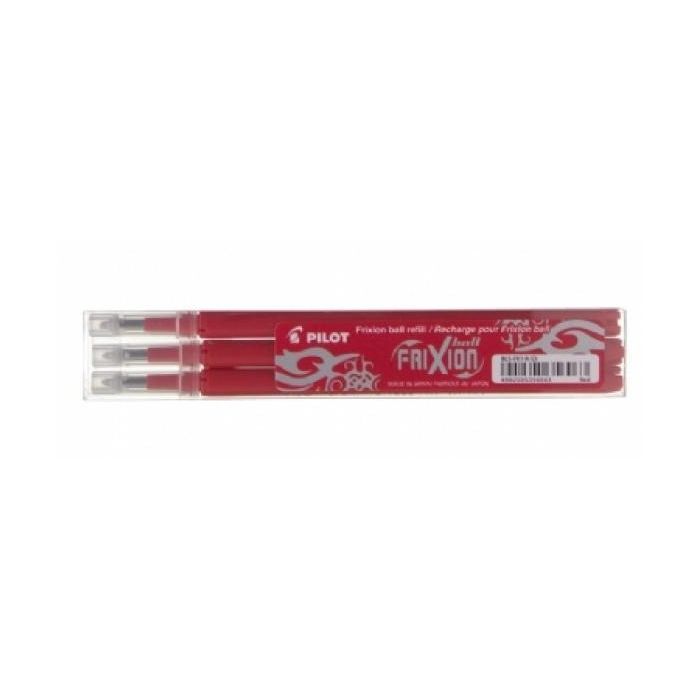 Pilot Recambio Bolígrafo Frixion 0.7 Rojo Pack 3 Ud