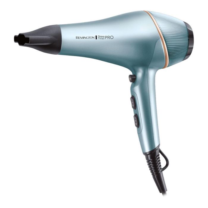 Secador Remington Shine Therapy Pro AC9300/ 2200W/ Iónico/ Negro y Azul