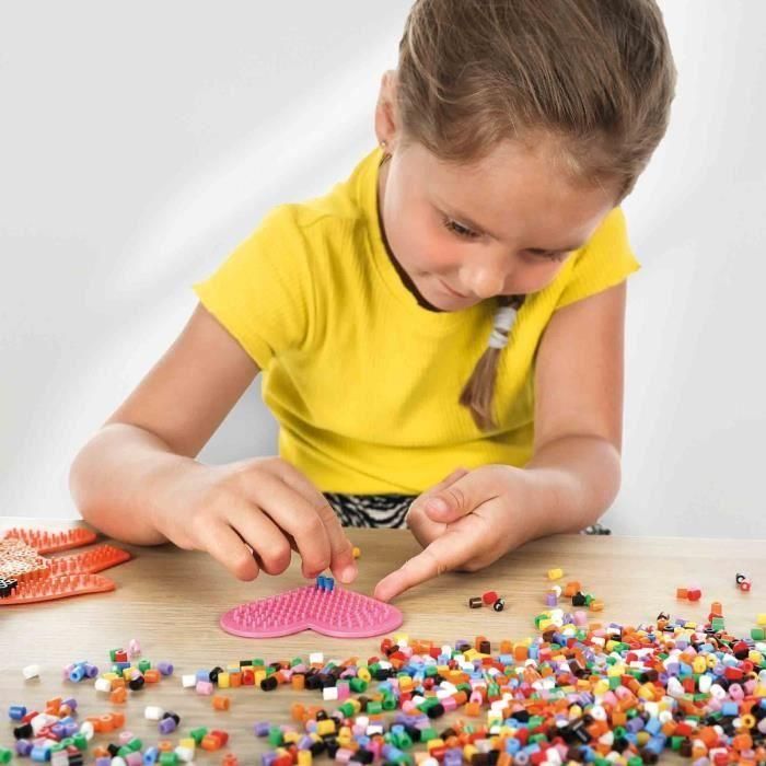 Mezcla de cuentas para planchar - 9000 cajas de moda - SES CREATIVE - 9000 cuentas en colores brillantes. 1 Mezcla de cuentas para planchar - 9000 cajas de moda - SES CREATIVE - 9000 cuentas en colores brillantes. 1