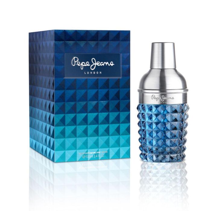 Pepe Jeans For Him Eau de Toilette 100 mL - Perfume Masculino Fresco, Vibrante y Cítrico con Lavanda y Café