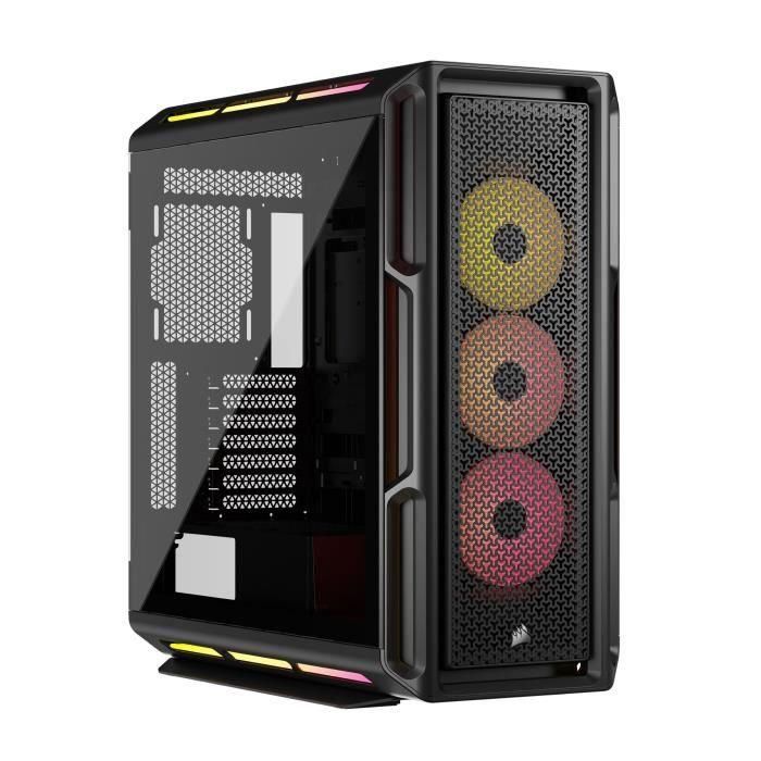 Corsair 5000T LX RGB Caja Media Torre Negro con Ventana Lateral, 3 Ventiladores, CC-9011298-WW