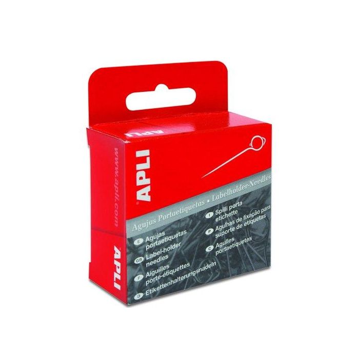 Apli Agujas Portaetiquetas Caja 100 Unidades