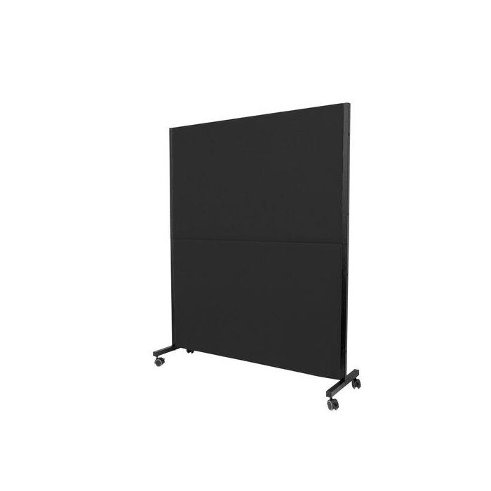 Biombo Piqueras Y Crespo Valdeganga Desmontable Tapizado Bali Negro