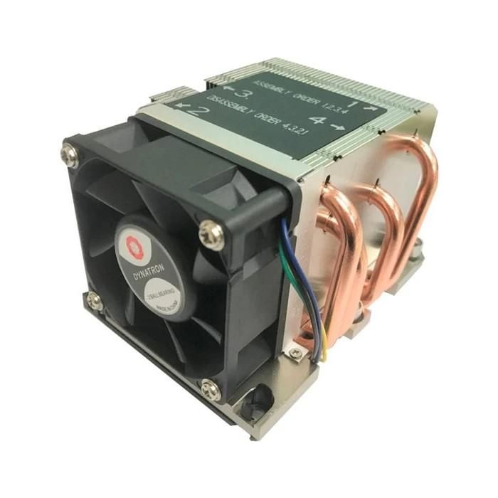 Dynatron K DYNATRON B5 LGA3647 - Enfriador CPU Intel 2U PWM, Aluminio/Negro, 200-7000 RPM, bajo ruido