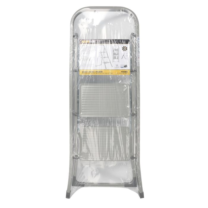 Taburete Plegable de Hierro 3 Peldaños - Bricotech (2 Unidades) 1 Taburete Plegable de Hierro 3 Peldaños - Bricotech (2 Unidades) 1