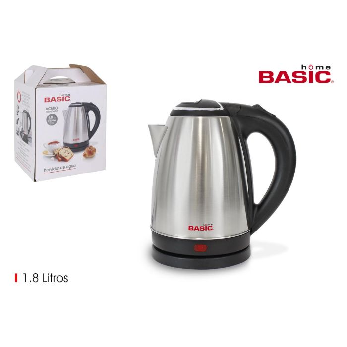 Basic Home Hervidor de Agua 1.8L 1500W - 16 x 23 x 21 cm (6 Unidades) Basic Home Hervidor de Agua 1.8L 1500W - 16 x 23 x 21 cm (6 Unidades)
