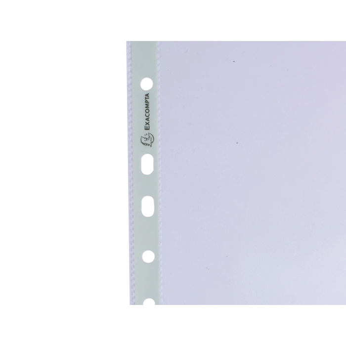 Exacompta Funda Multitaladro Reciclada Polipropileno 60 mc Din A4 Piel de Naranja Caja 100 Unidades 2 Exacompta Funda Multitaladro Reciclada Polipropileno 60 mc Din A4 Piel de Naranja Caja 100 Unidades 2