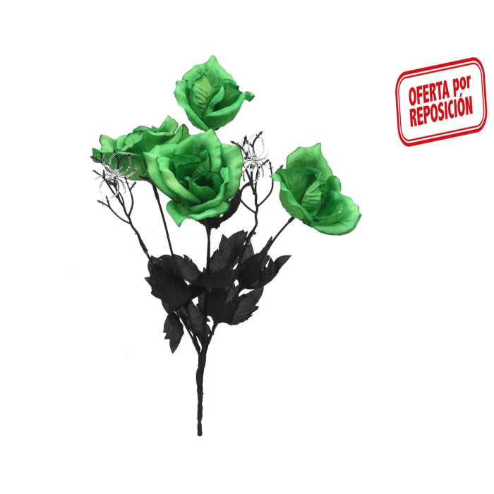 Ramo De Flores 36 cm Halloween Verde