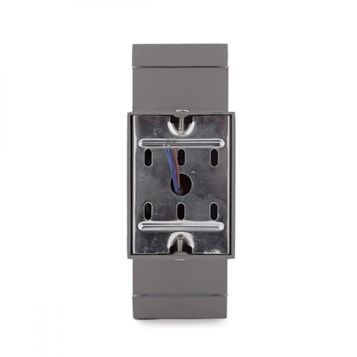 Aria Aplique de Pared Exterior IP65 sin Lámpara E27 Ø65Mm Gris HO-WLIP65-E27-65-106