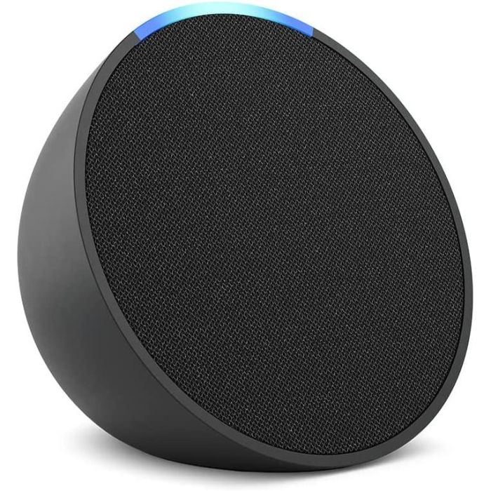 Amazon Echo Pop Altavoz Inteligente con Alexa, Asistente de Voz y Sonido Potente - Antracita
