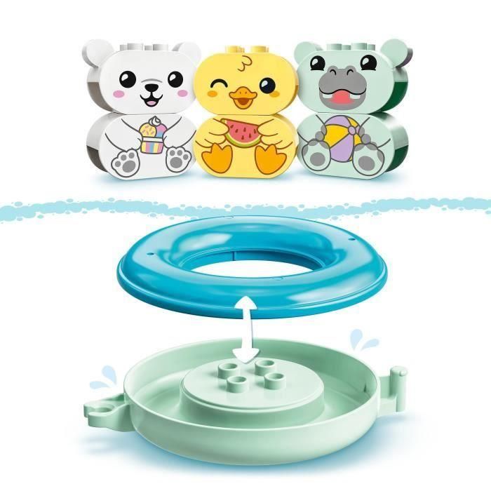 LEGO 10965 DUPLO Juguete de baño: tren de animales flotante, juego de bañera para bebés y niños a partir de 1,5 años con pato 2 LEGO 10965 DUPLO Juguete de baño: tren de animales flotante, juego de bañera para bebés y niños a partir de 1,5 años con pato 2