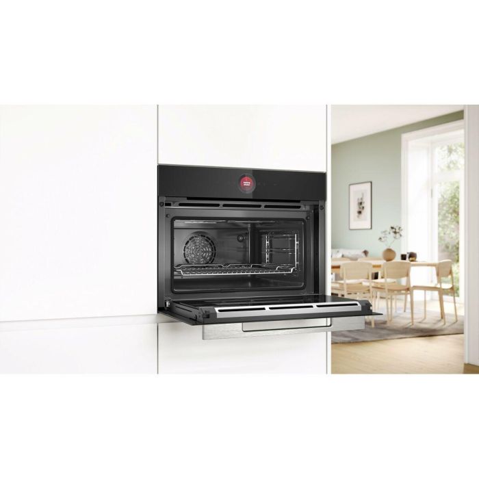 Horno multifunción de pirólisis Softclose - BOSCH SER8 CBG7741B1 Negro - Volumen del horno: 47l - 12 modos de cocción - Al455xL594xP548mm 3 Horno multifunción de pirólisis Softclose - BOSCH SER8 CBG7741B1 Negro - Volumen del horno: 47l - 12 modos de cocción - Al455xL594xP548mm 3