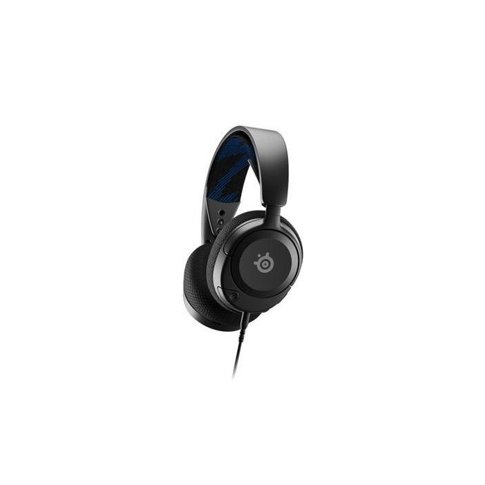 Steelseries Arctis Nova 1P Auriculares para juegos Alámbricos Multiplataforma PC PS4 Xbox Switch Conexión 3.5mm Negro