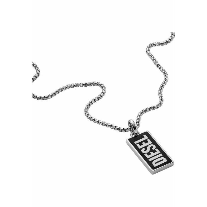 Colgante Hombre Diesel DX1515040 Plateado Negro 4 Colgante Hombre Diesel DX1515040 Plateado Negro 4