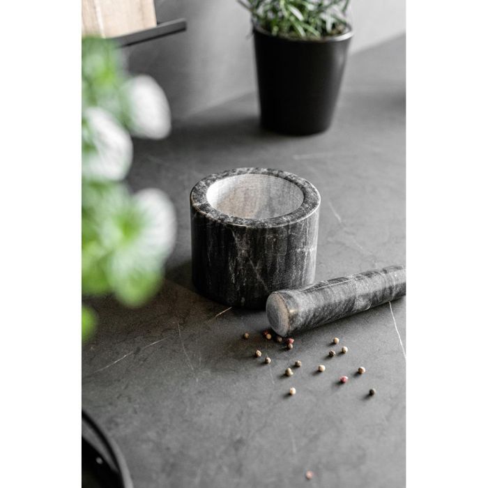 Wenko Mortero y Mazo de Mármol para moler Hierbas y Especias - Lavar a mano 2 Wenko Mortero y Mazo de Mármol para moler Hierbas y Especias - Lavar a mano 2