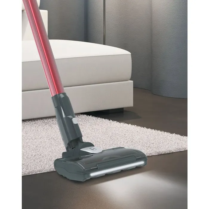 Hoover Aspiradora Escoba Inalámbrica HF322TH - 22V - 40 min Autonomía - Depósito 0,7L - Negro/Rojo 4