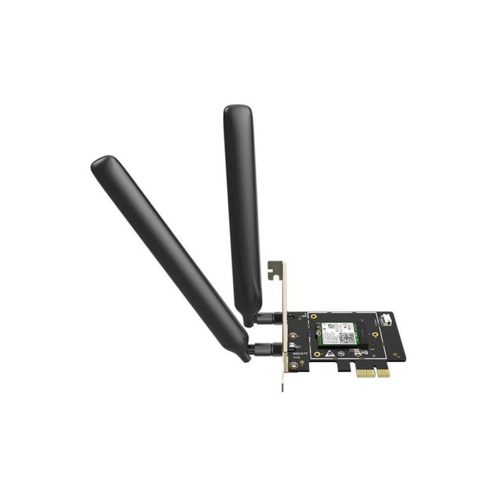 Tenda Adaptador WiFi PCI Express E33 AX5400 Dual Band 2.4GHz/5GHz/6GHz Tarjeta de Red Inalámbrica PCIe WiFi 6E para PC Windows 10/11 con Bluetooth 1
