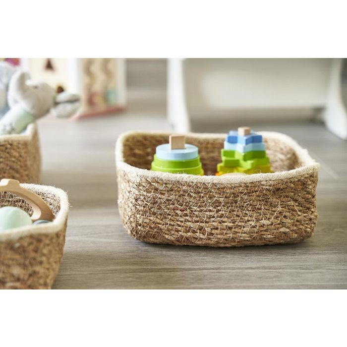 Privilege Set 3 Cestas Mimbre Cuadradas 23 cm, 20 cm, 17 cm (4 Cajas) 7