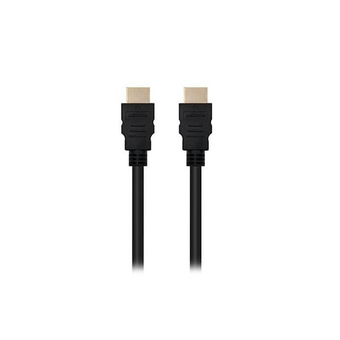 Nanocable 10.15.1701 Cable HDMI 1.4 Macho - Macho 1.5m Negro, 4K 3D Alta Velocidad ARC, Contactos Oro, Dolby True-HD