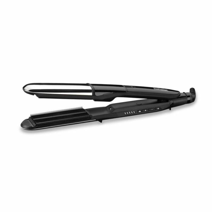 BaByliss ST496E - Plancha para el pelo a vapor BaByliss Steam Shine - 5 temperaturas hasta 230 ° C - Función iónica - Placas de cerámica de 39 mm