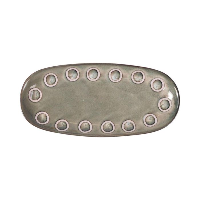 Fuente de Cocina La Mediterránea Almudena Gris Ovalado 25 x 12 x 2,2 cm (24 Unidades) 2 Fuente de Cocina La Mediterránea Almudena Gris Ovalado 25 x 12 x 2,2 cm (24 Unidades) 2