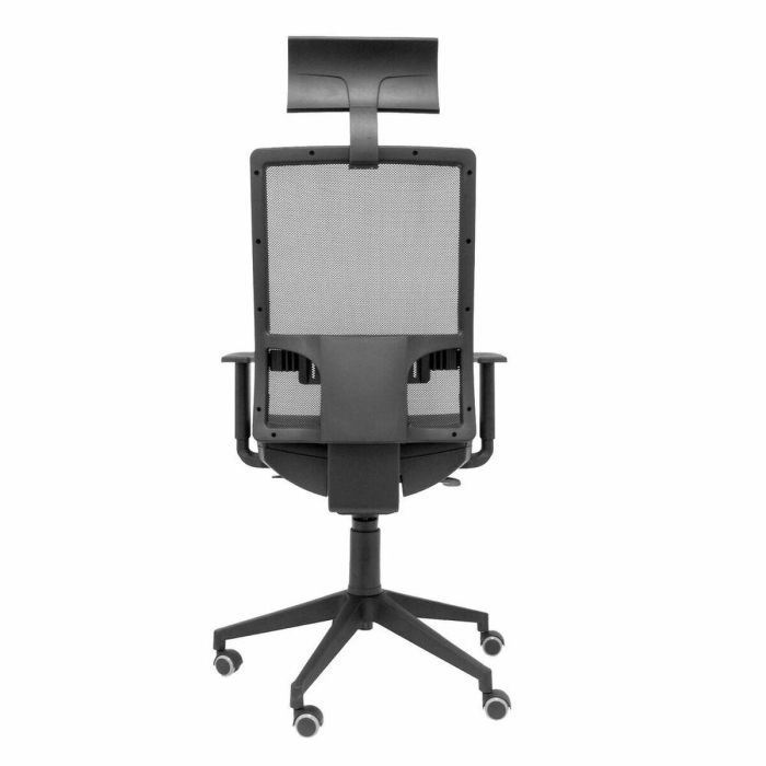 Piqueras Y Crespo Silla Horna Giratoria Sincro B-Regulables Malla Asiento Tejido Bali Negro Sin Cabecero 2