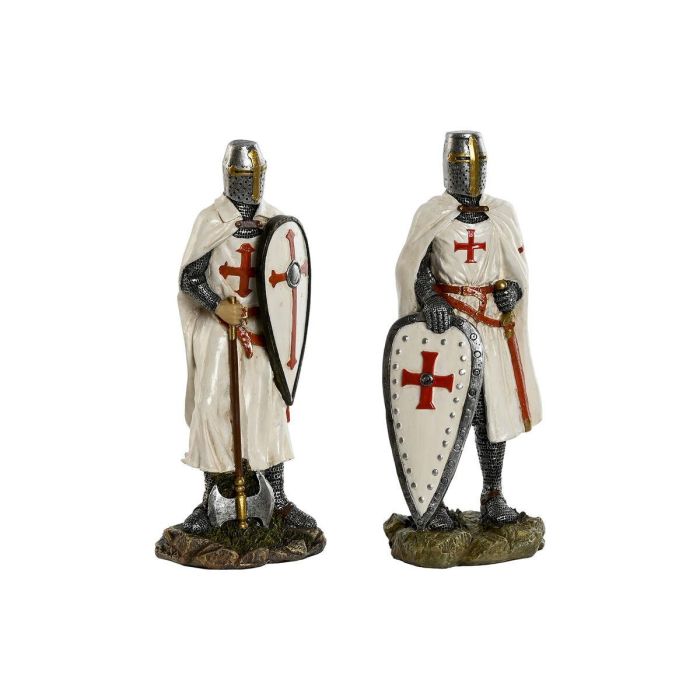 DKD Home Decor Figura de Decoración para el Hogar Templario Tradicional en Resina, Blanco y Rojo, 8x21x9 cm (Pack de 2 Unidades) DKD Home Decor Figura de Decoración para el Hogar Templario Tradicional en Resina, Blanco y Rojo, 8x21x9 cm (Pack de 2 Unidades)