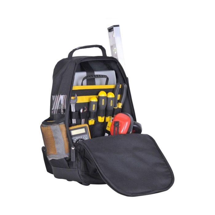 Stanley STST1-72335 Mochila Portaherramientas 15kg Nailon 600D, Compartimento Laptop, Divisor, Respaldo Acolchado 1 Stanley STST1-72335 Mochila Portaherramientas 15kg Nailon 600D, Compartimento Laptop, Divisor, Respaldo Acolchado 1