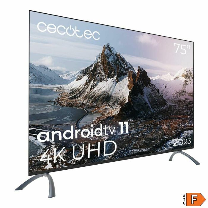 Televisión Cecotec A3 series ALU30075S 75" 4K Ultra HD LED HDR10 3