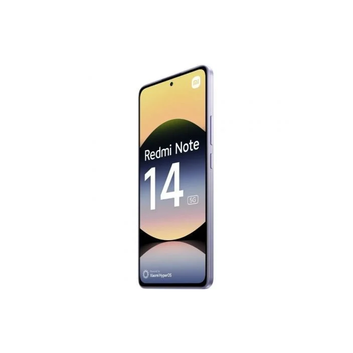 Xiaomi Redmi Note 14 5G 6.67" 128GB 6GB RAM Triple Cámara 108MP Batería 5110mAh Color Lavanda Púrpura Xiaomi Redmi Note 14 5G 6.67" 128GB 6GB RAM Triple Cámara 108MP Batería 5110mAh Color Lavanda Púrpura