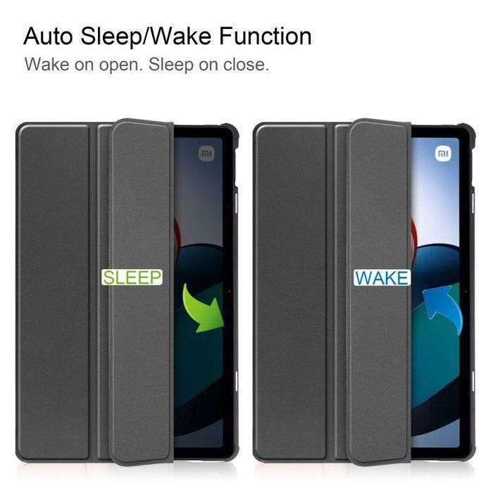 CoreParts Cover for Xiaomi Redmi Pad 10.61 2022. Tri-fold Caster Hard Shell Cover with Auto Wake Function - Black 1 CoreParts Cover for Xiaomi Redmi Pad 10.61 2022. Tri-fold Caster Hard Shell Cover with Auto Wake Function - Black 1