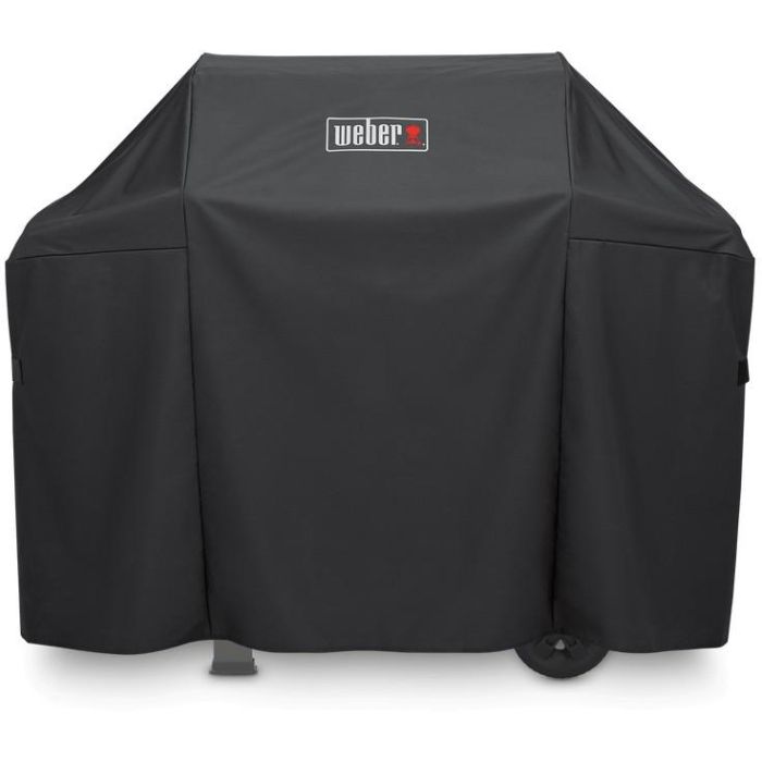 Weber 7183 Funda Protectora Premium de Poliéster Negro para Barbacoas Spirit II 300, Spirit 300 y Spirit 200