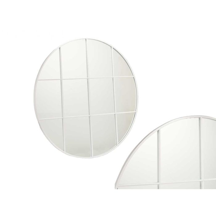 Giftdecor Espejo Ventanal Redondo 100 cm Blanco Giftdecor Espejo Ventanal Redondo 100 cm Blanco