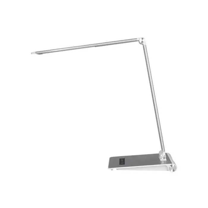 Q-connect Lámpara de Escritorio Sirio LED 13W 800 Lúmenes Táctil 3 Niveles Brillo Regulable Plata 5