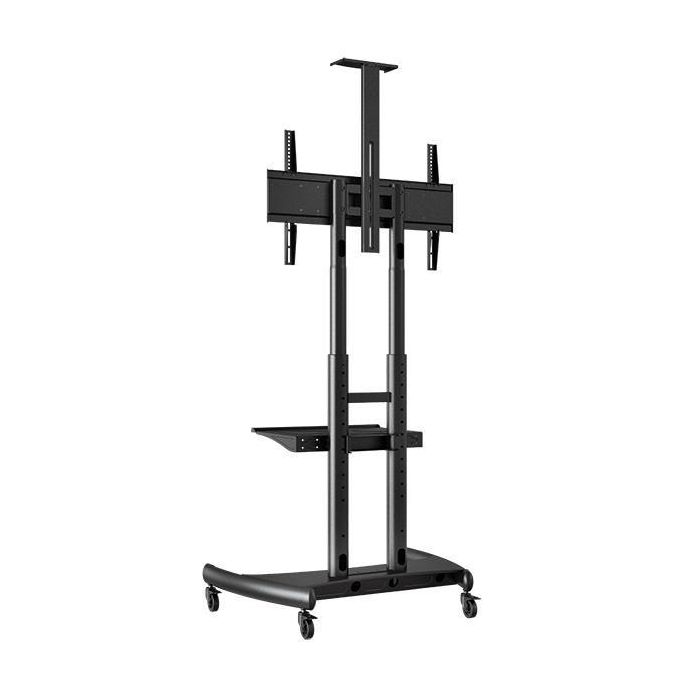 North Bayou Soporte móvil trolley con ruedas para monitor TV 55" a 88" 1050-1650mm máx. 90kg VESA 3 North Bayou Soporte móvil trolley con ruedas para monitor TV 55" a 88" 1050-1650mm máx. 90kg VESA 3