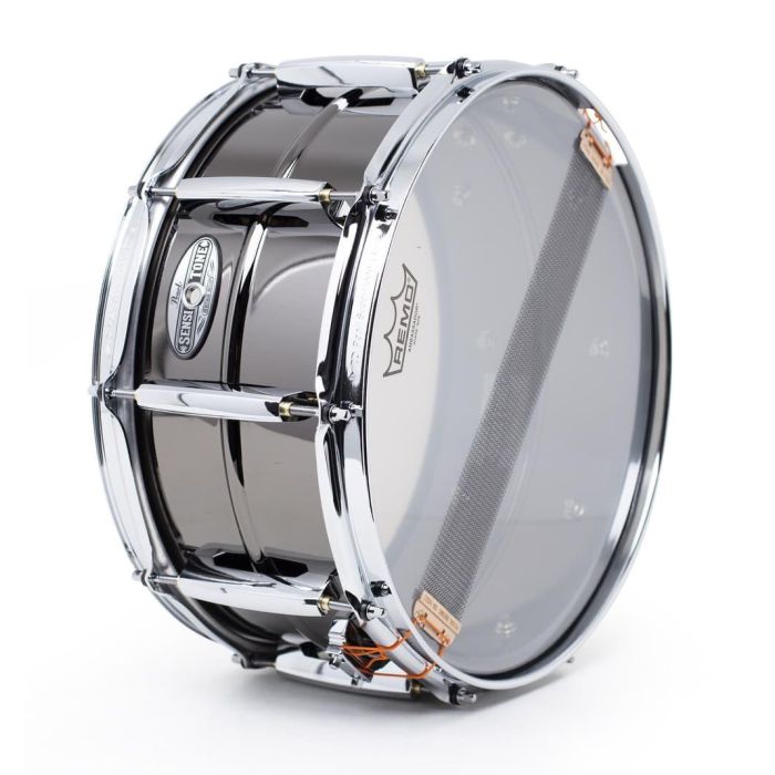 Caja 14 X 6,5" Sensitone Brass (1 Mm) - Black Chrome 3