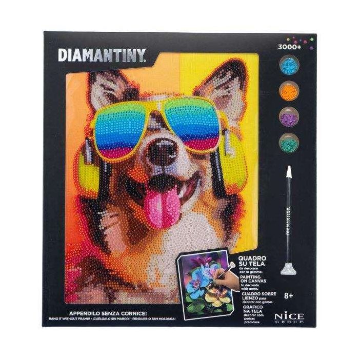 Diario crystal artl diamantiny quadro surt 3 animales. realiza mosaicos con gemas de colores.32x32x2,4 cm Diario crystal artl diamantiny quadro surt 3 animales. realiza mosaicos con gemas de colores.32x32x2,4 cm