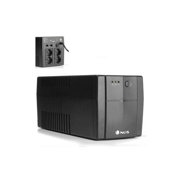 SAI Offline NGS Fortress 1500 V2/ 1200VA-720W/ 4 Salidas/ Formato Torre SAI Offline NGS Fortress 1500 V2/ 1200VA-720W/ 4 Salidas/ Formato Torre