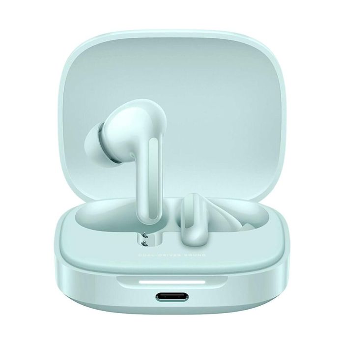 Xiaomi BHR9245GL Auriculares Bluetooth Redmi Buds 6, Cancelación Ruido 49dB, Doble Driver, Sonido Envolvente, 10h/42h Bat. Carga, Verdes 11 Xiaomi BHR9245GL Auriculares Bluetooth Redmi Buds 6, Cancelación Ruido 49dB, Doble Driver, Sonido Envolvente, 10h/42h Bat. Carga, Verdes 11