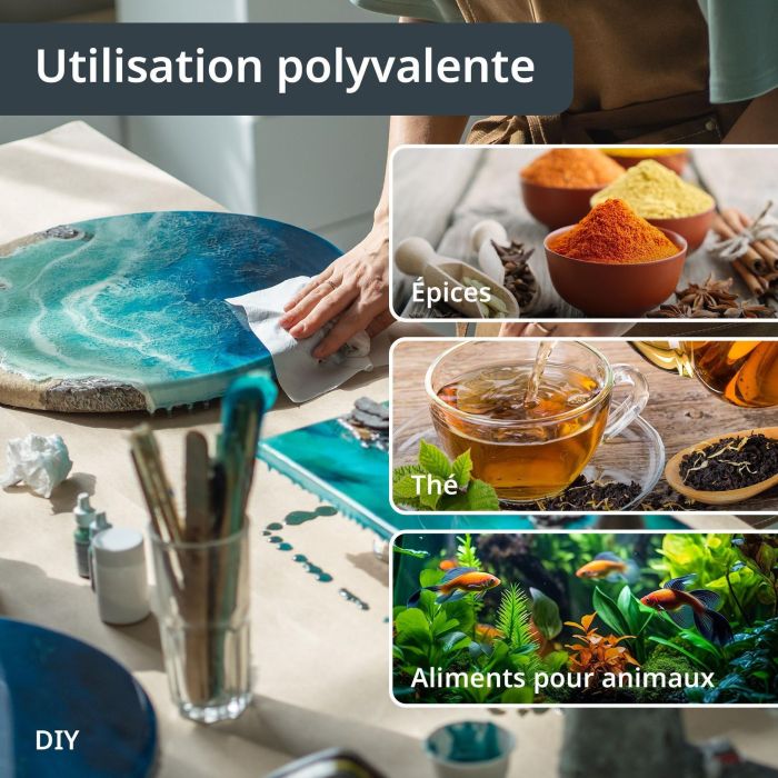 Báscula de cocina digital - ADE - DE BOLSILLO - Plástico ABS - De 0,1 a 300 g - Incluye 2 pilas AAA 4