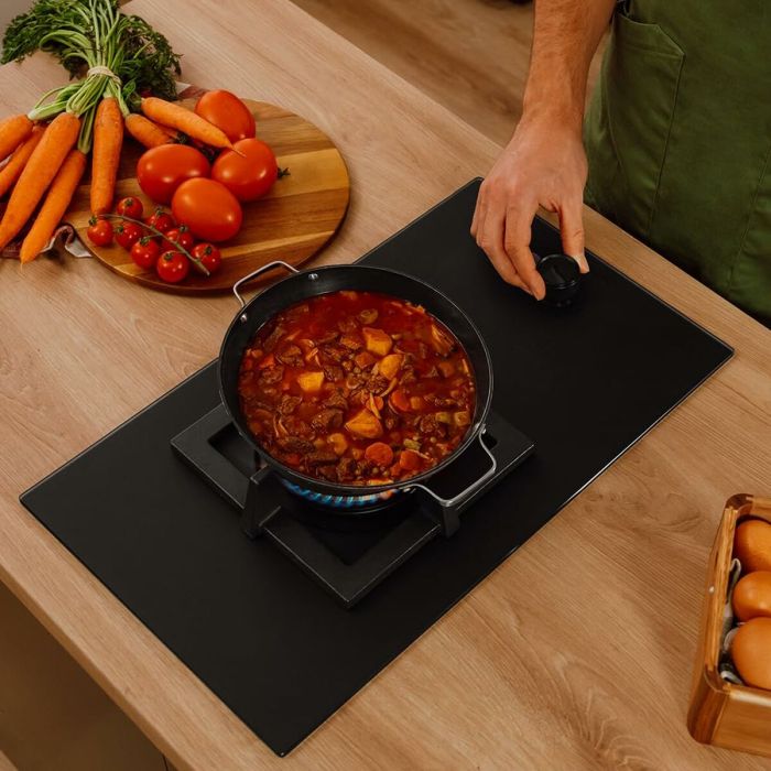 Placa de Gas Cecotec Bolero Squad G 1800S Eternal Nano Glass 5600 W 29 x 50 cm