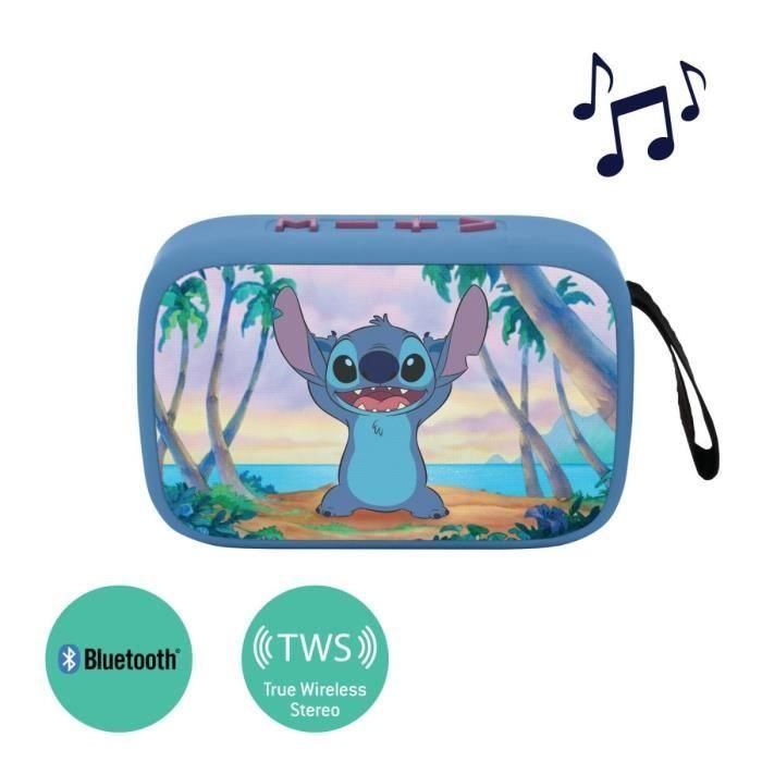 Lexibook Bt018D Altavoz Portátil Bluetooth Disney Stitch - Sonido Claro y Potente para Tus Dispositivos 1 Lexibook Bt018D Altavoz Portátil Bluetooth Disney Stitch - Sonido Claro y Potente para Tus Dispositivos 1